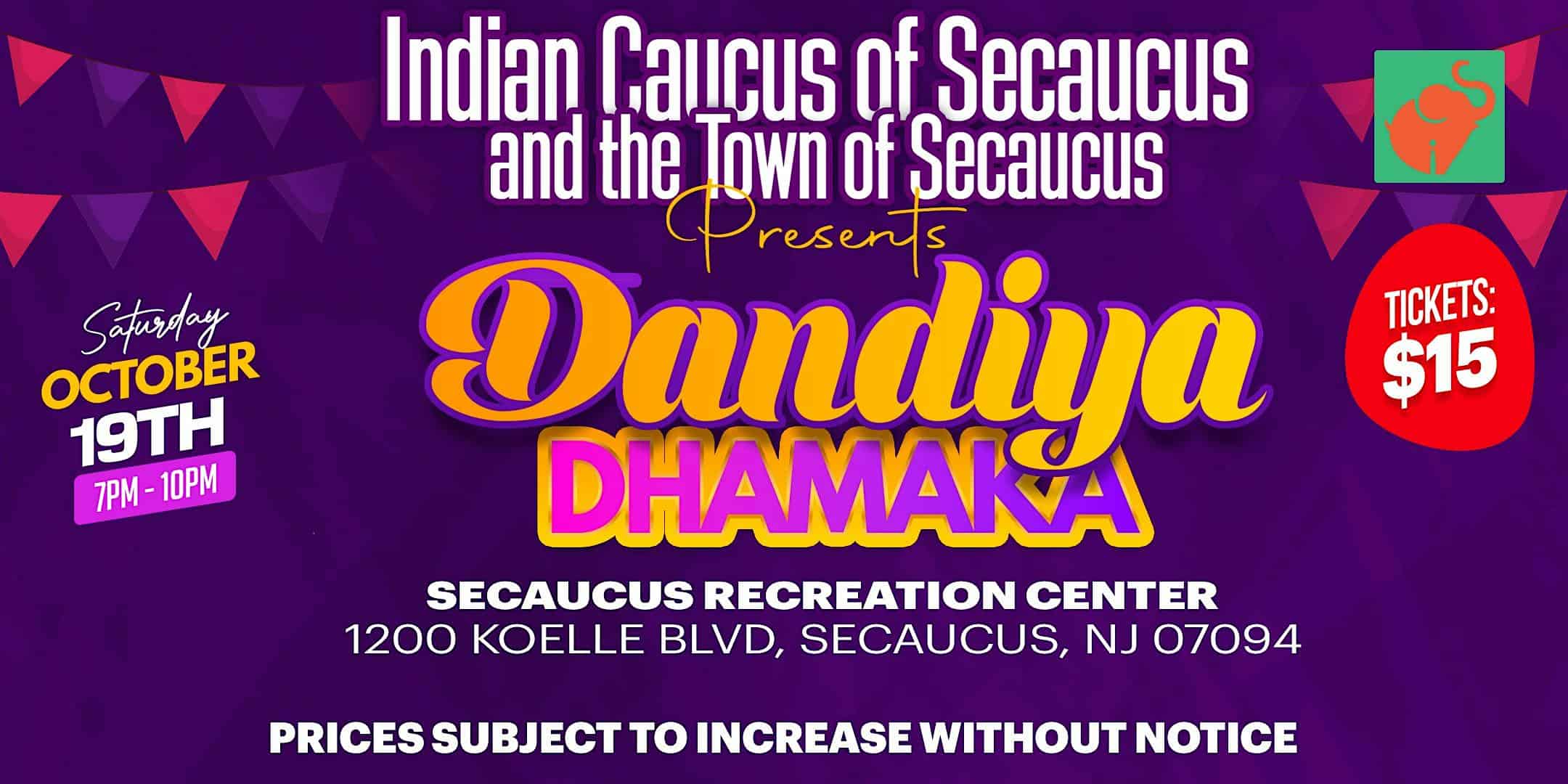 Dandiya Dhamaka 2024 – Secaucus, NJ