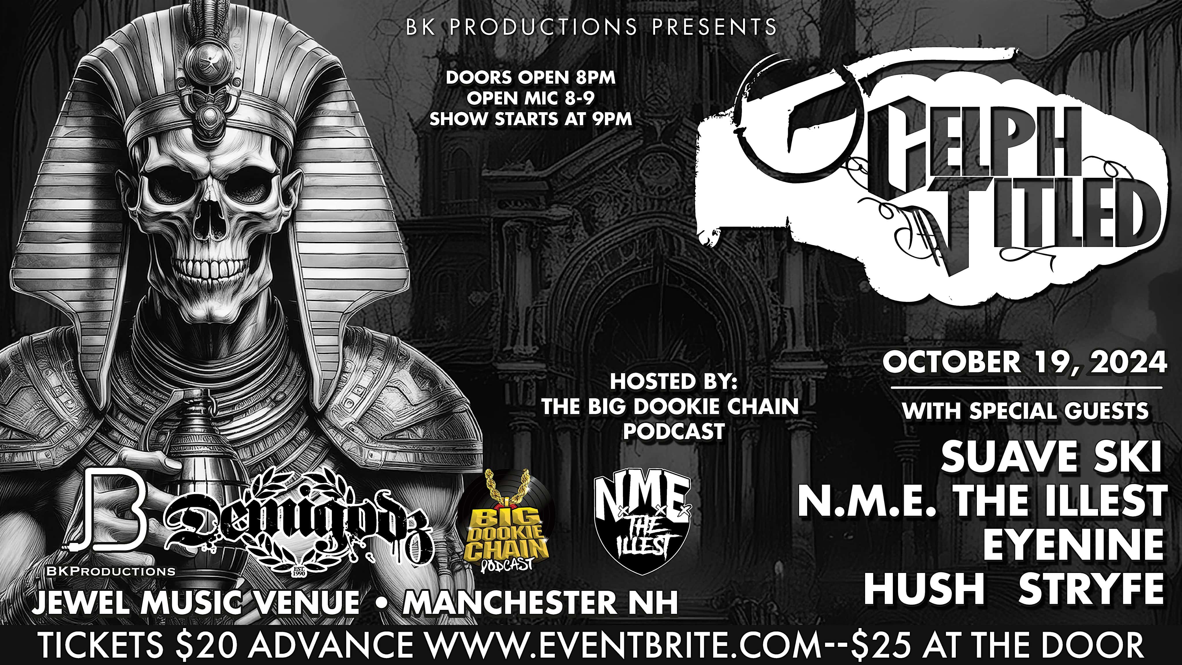 Celph Titled Live At Jewel Music Venue – Manchester, NH