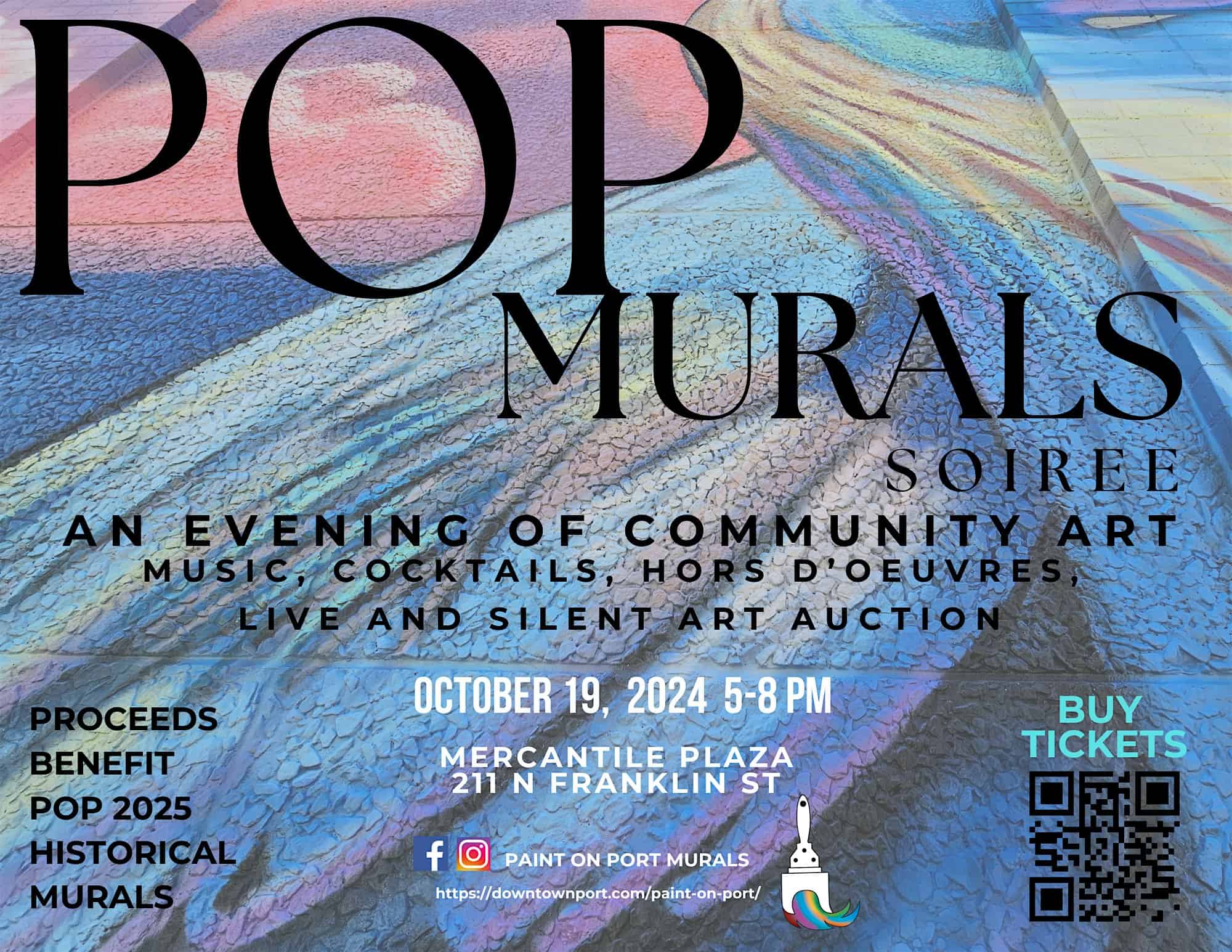 POP Murals Soiree – Port Washington, WI