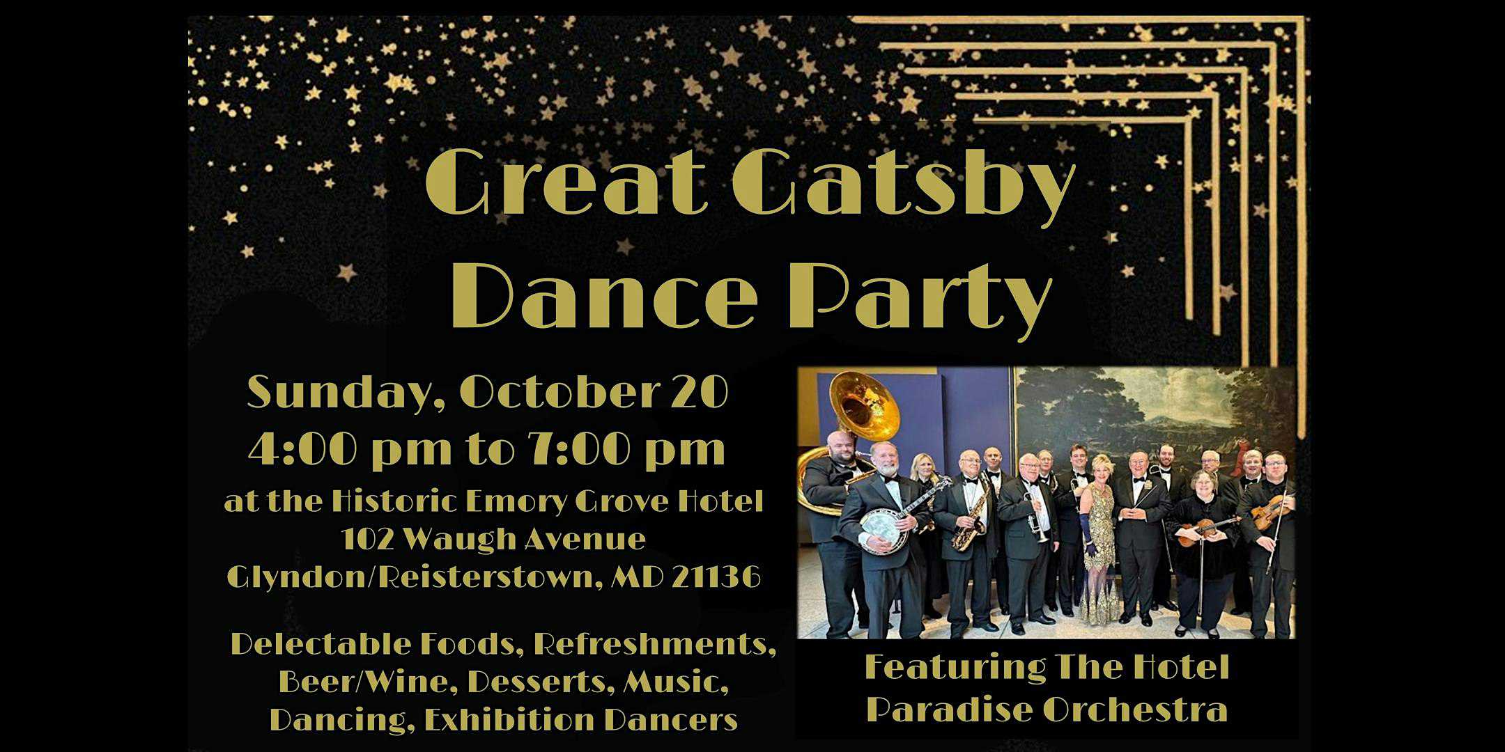 Great Gatsby Dance Party – Reisterstown, MD