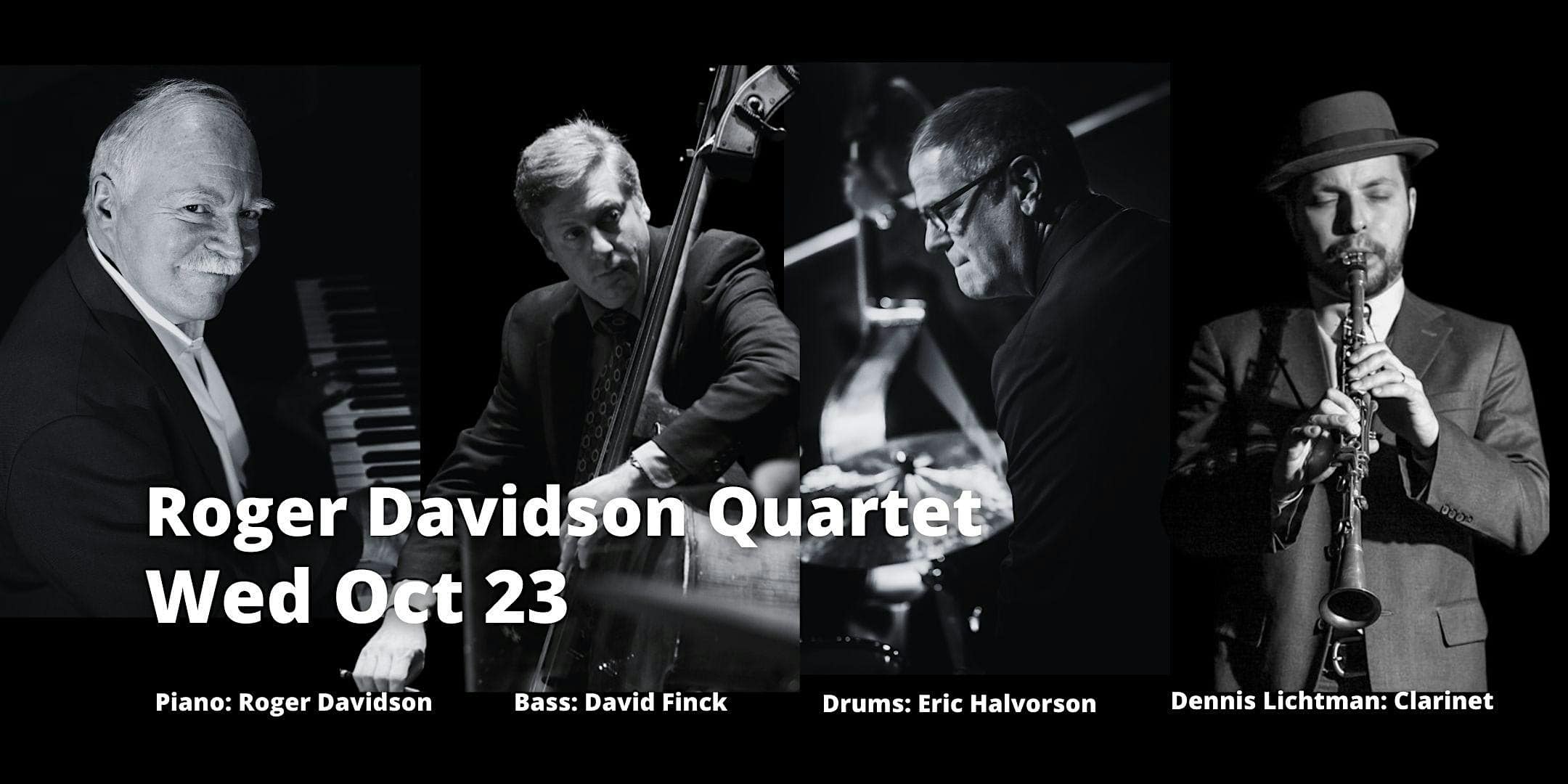 Roger Davidson Quartet Feat. David Finck, Eric Halvorson, Dennis Lichtman – Bethel, CT