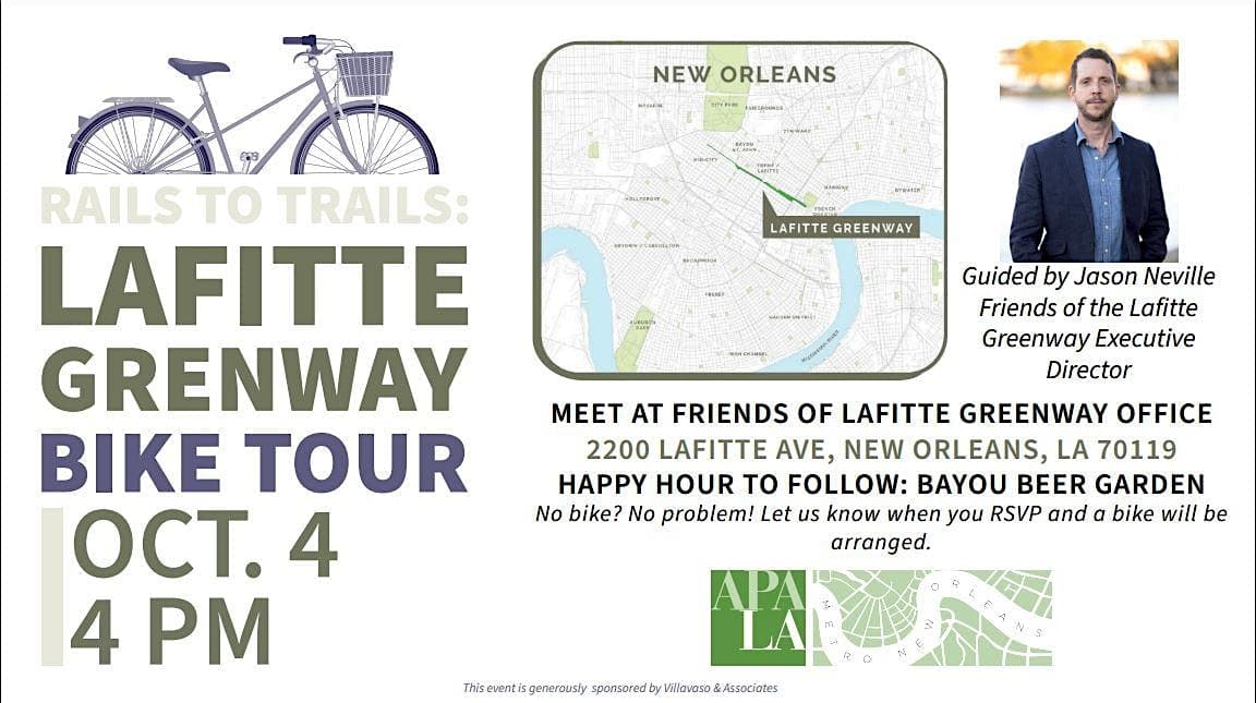 Lafitte Greenway Bike Tour – New Orleans, LA