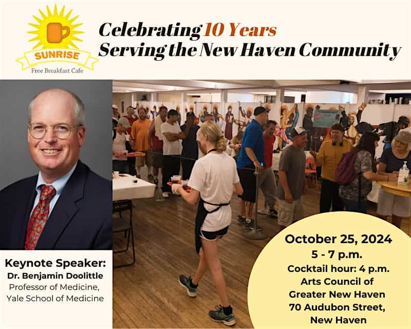 Sunrise Cafe’s 10 Year Anniversary Celebration – New Haven, CT