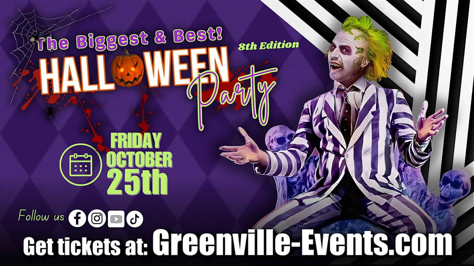 The BIGGEST & BEST Halloween Dance Party—8th Edition! – Greenville, SC