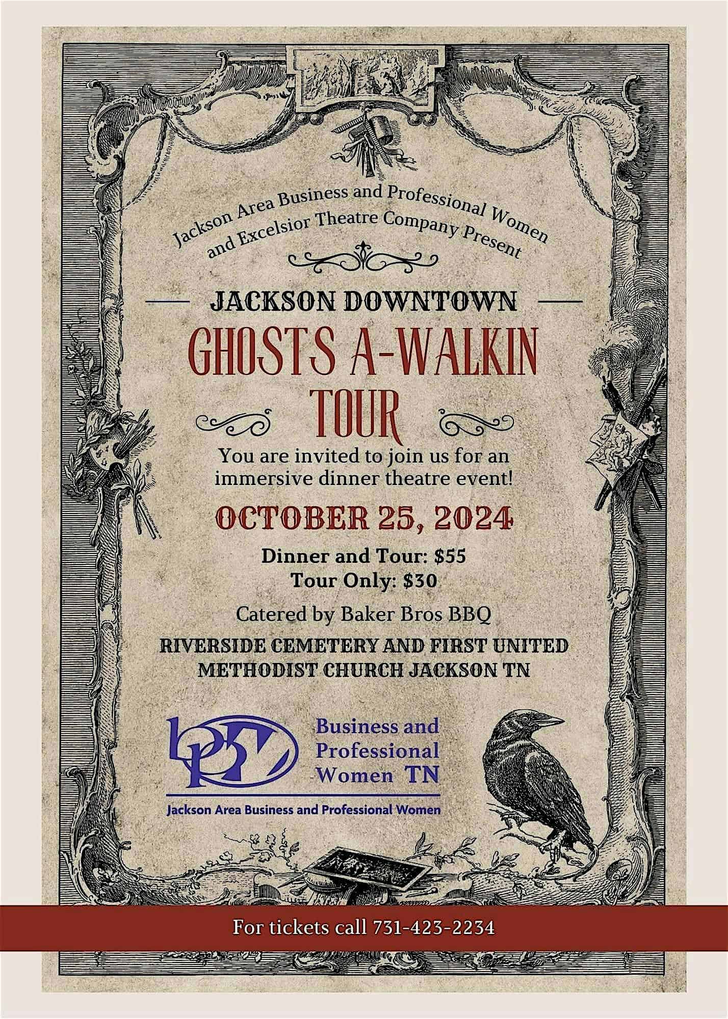 Jackson Area Business and Professional Women’s Ghost A Walking Tour – Jackson, TN