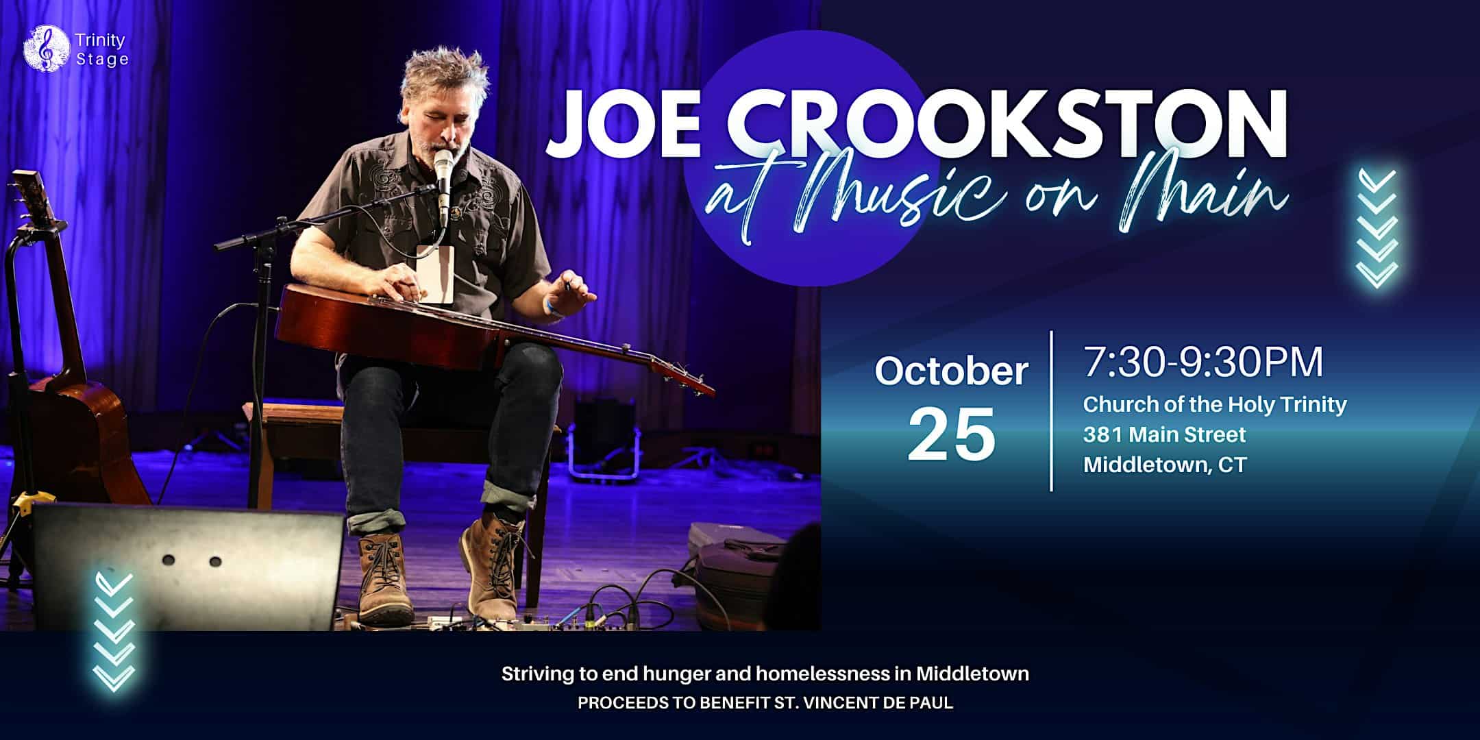 Joe Crookston @ Music on Main – Middletown, CT