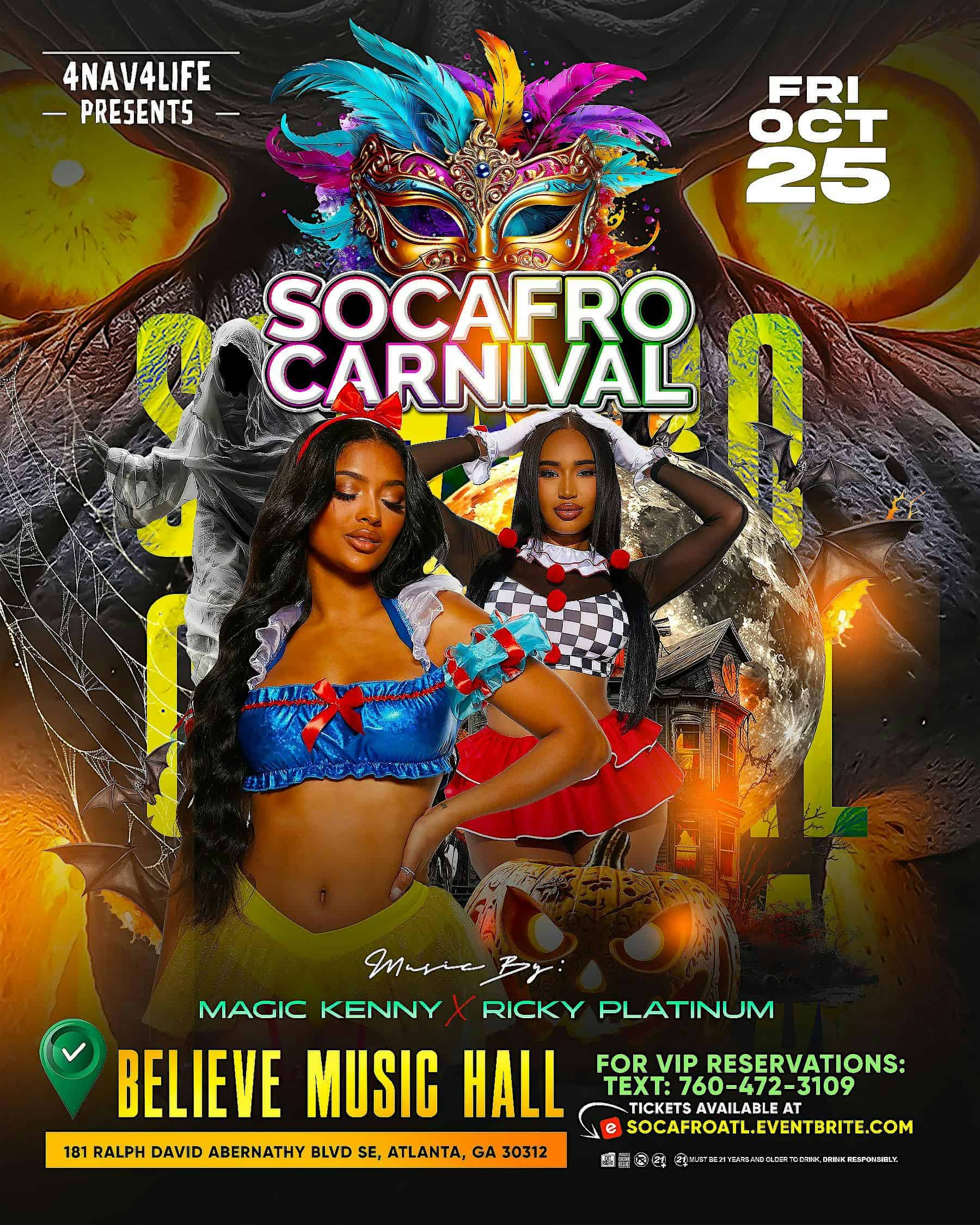 Socafro Carnival Atlanta: “Wicked Whine Fete” – Atlanta, GA