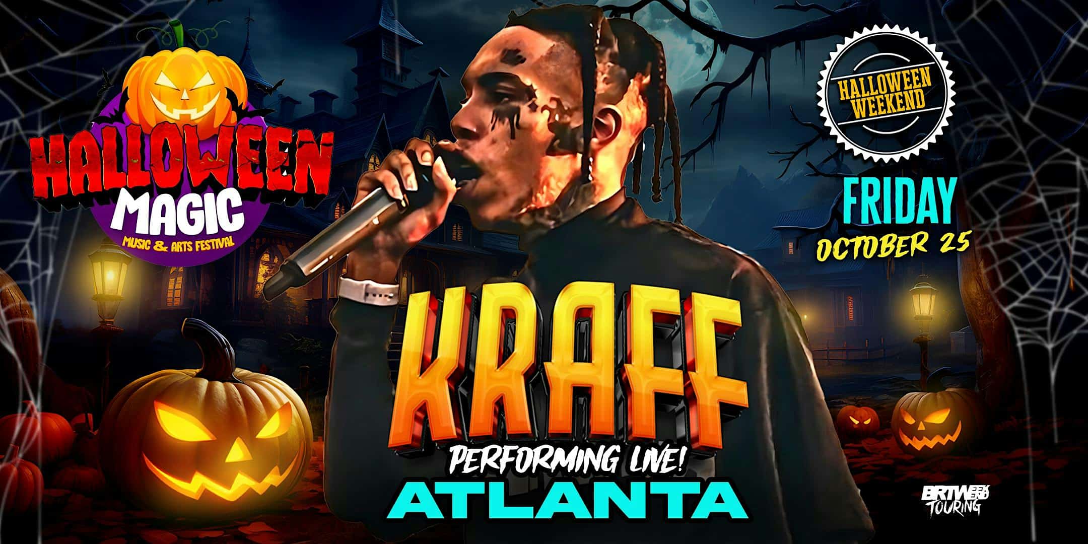 KRAFF – Live In ATLANTA! “Halloween Magic” Friday, October 25th – Stonecrest, GA