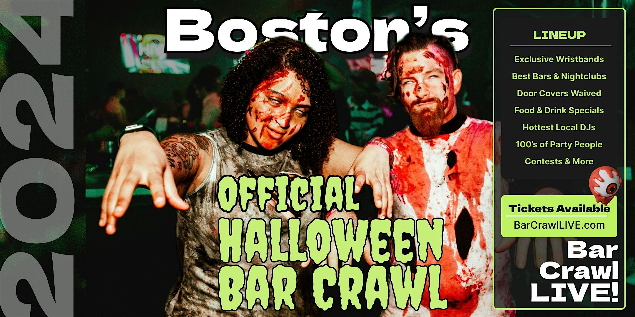 2024 Official Halloween Bar Crawl Boston Bar Crawl LIVE 3 Dates – Boston, MA