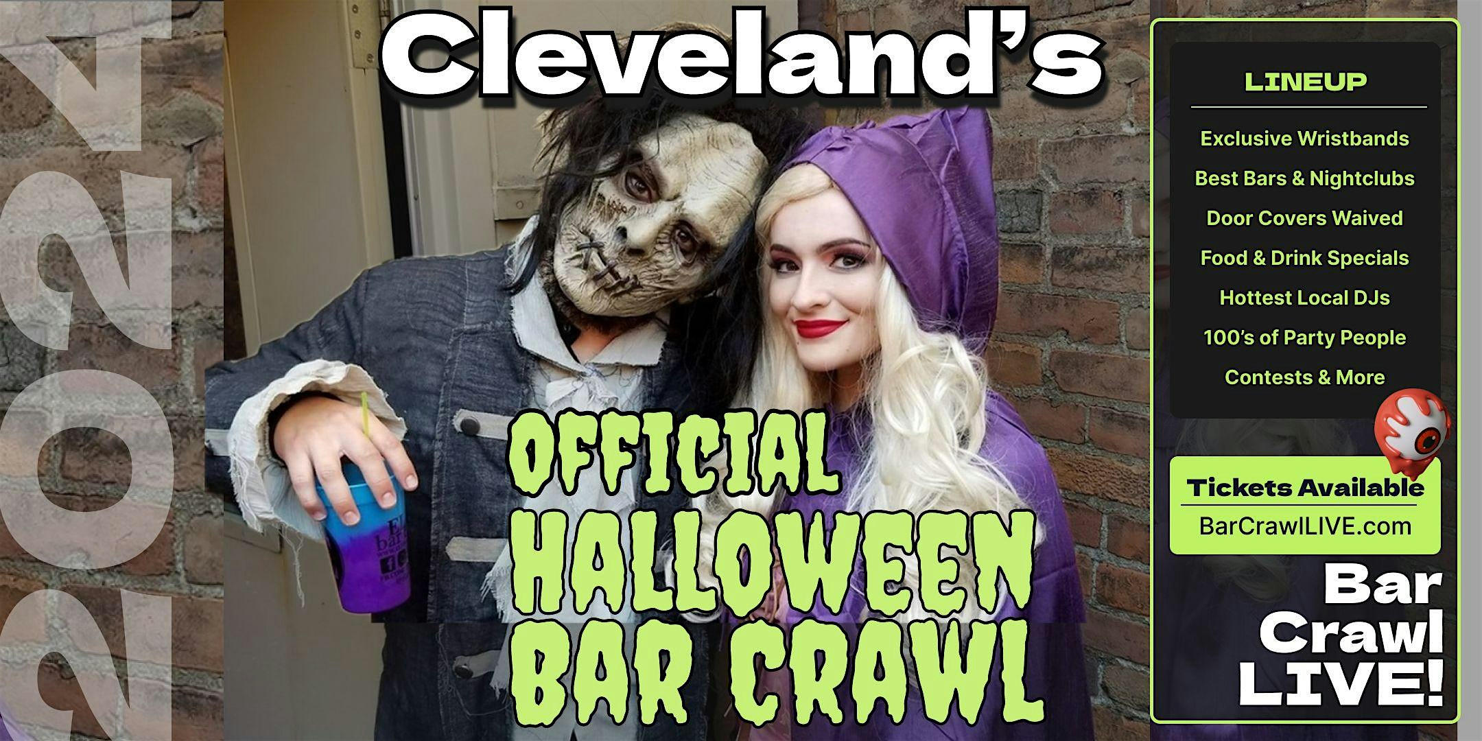 2024 Official Halloween Bar Crawl Cleveland Bar Crawl LIVE 3 Dates – Cleveland, OH