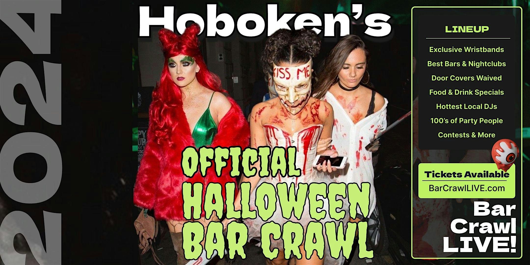 2024 Official Halloween Bar Crawl Hoboken Bar Crawl LIVE 3 Dates – Hoboken, NJ