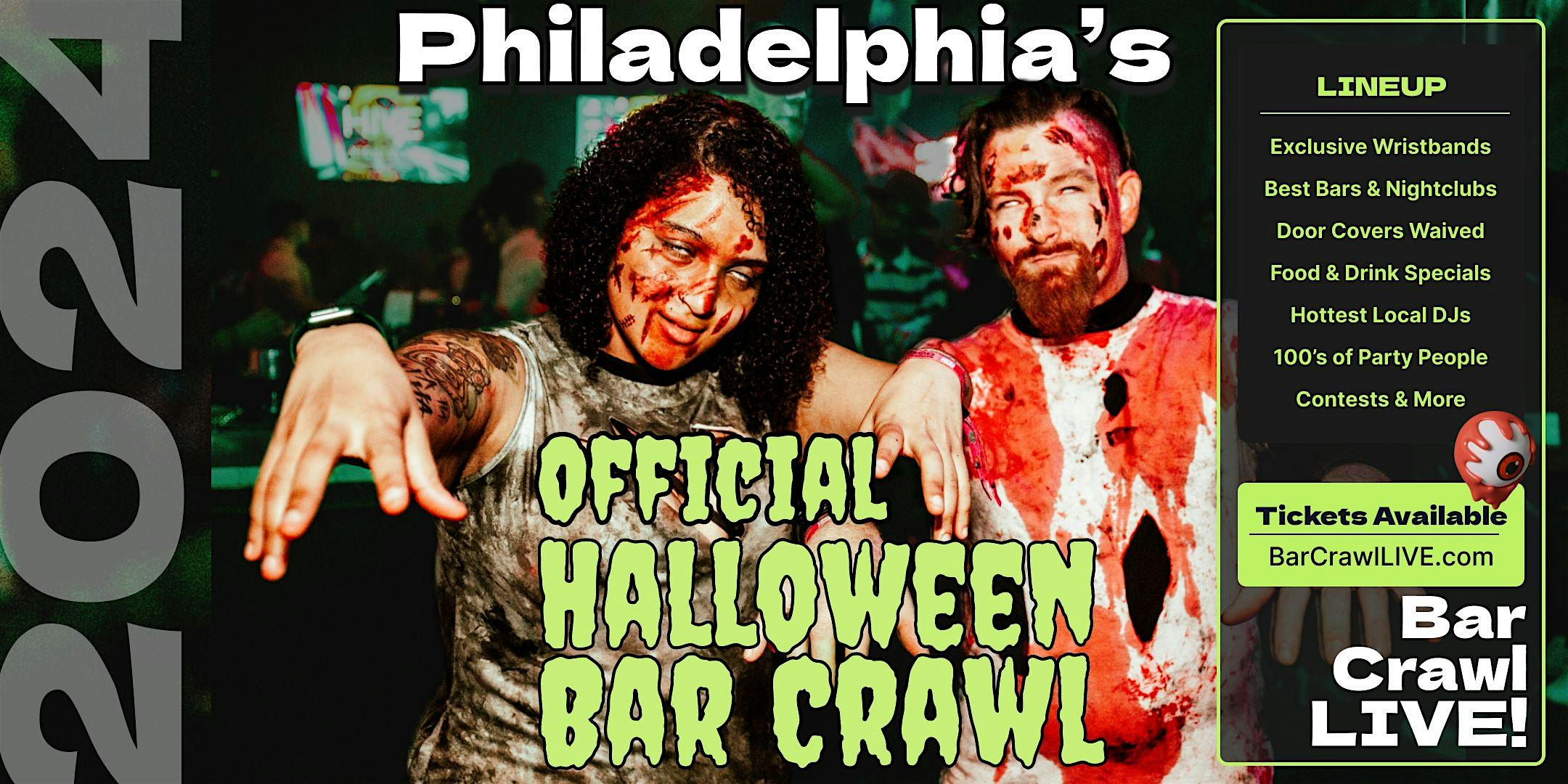 2024 Official Halloween Bar Crawl Philadelphia Bar Crawl LIVE 3 Dates – Philadelphia, PA