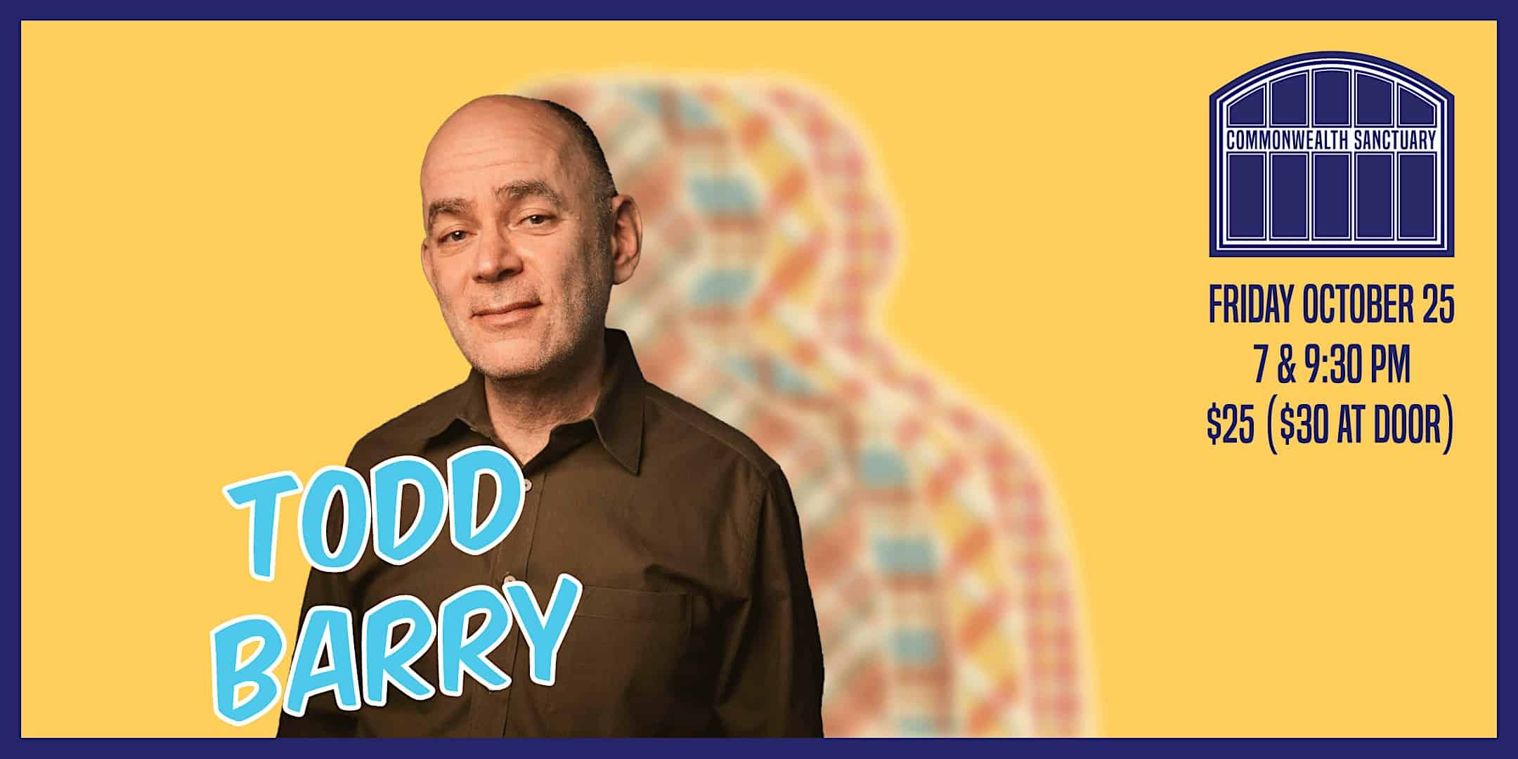 TODD BARRY presented by Commonwealth Sanctuary – Dayton, KY