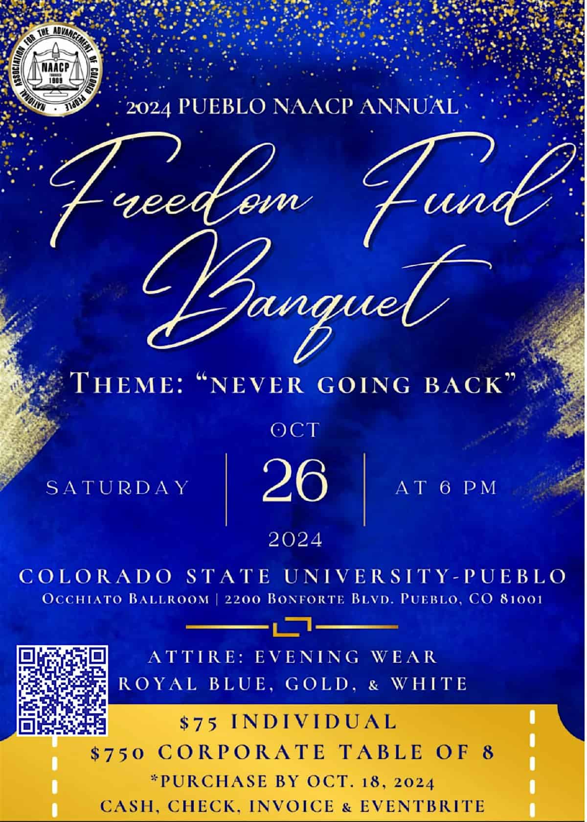 2024 NAACP Pueblo Freedom Fund Banquet – Pueblo, CO