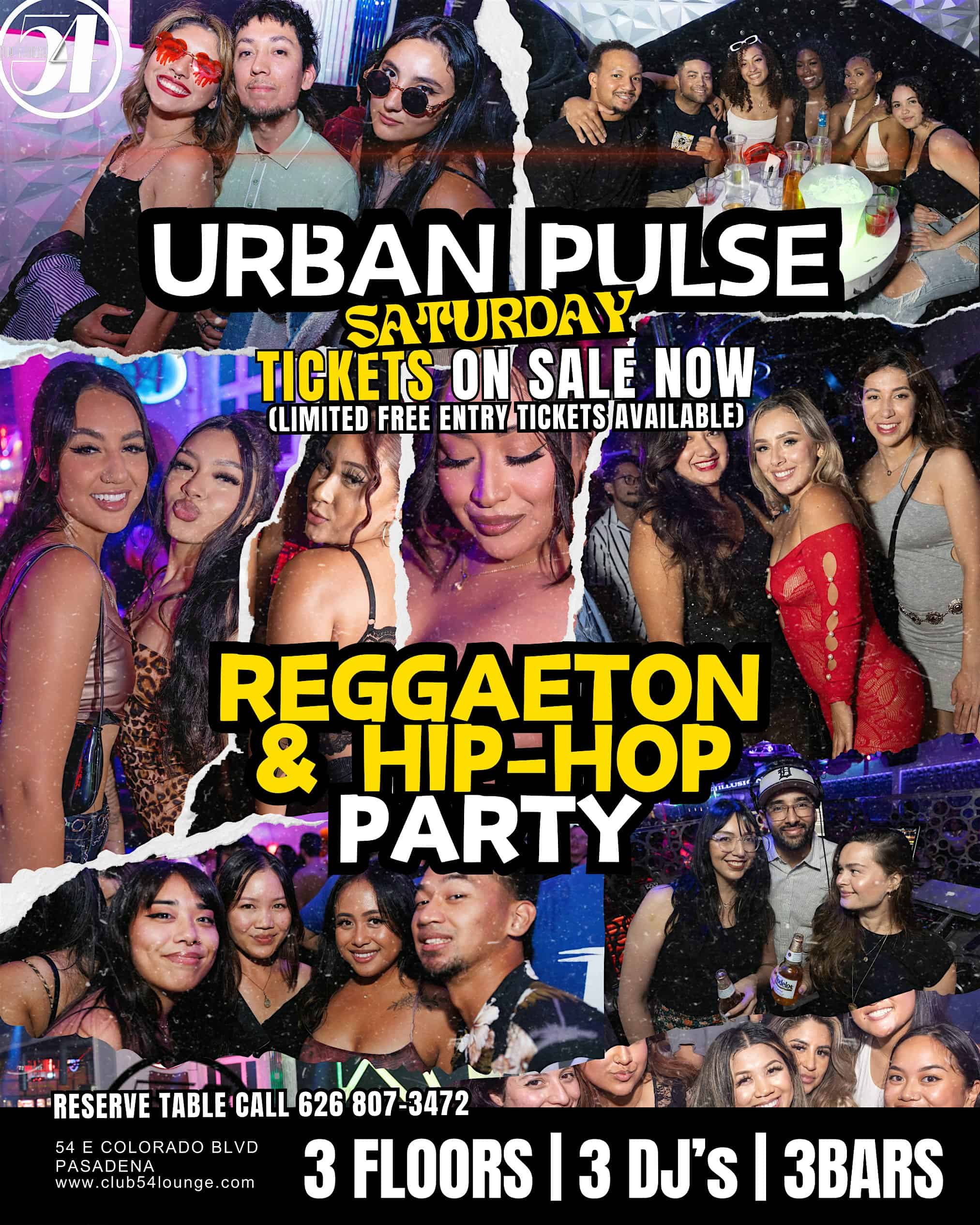 Urban Pulse: Saturdays @ Club 54 – Pasadena, CA