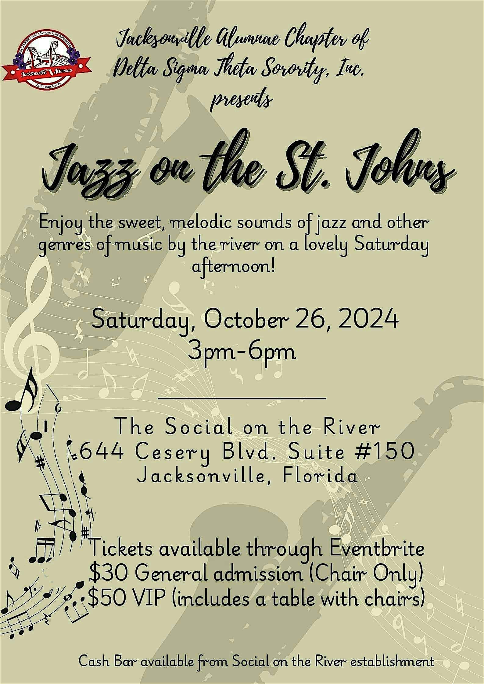 Jazz On the St. Johns – Jacksonville, FL