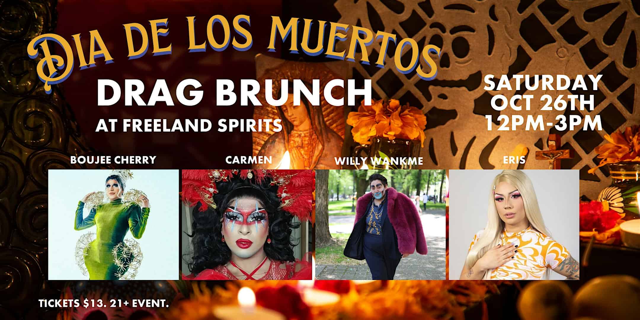 “Dia de los Muertos” Drag Brunch – Portland, OR