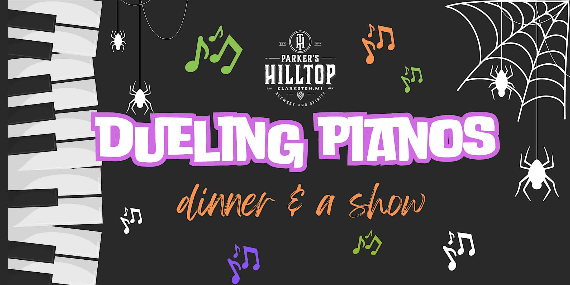 “DUELING PIANOS” DINNER & A SHOW – Clarkston, MI