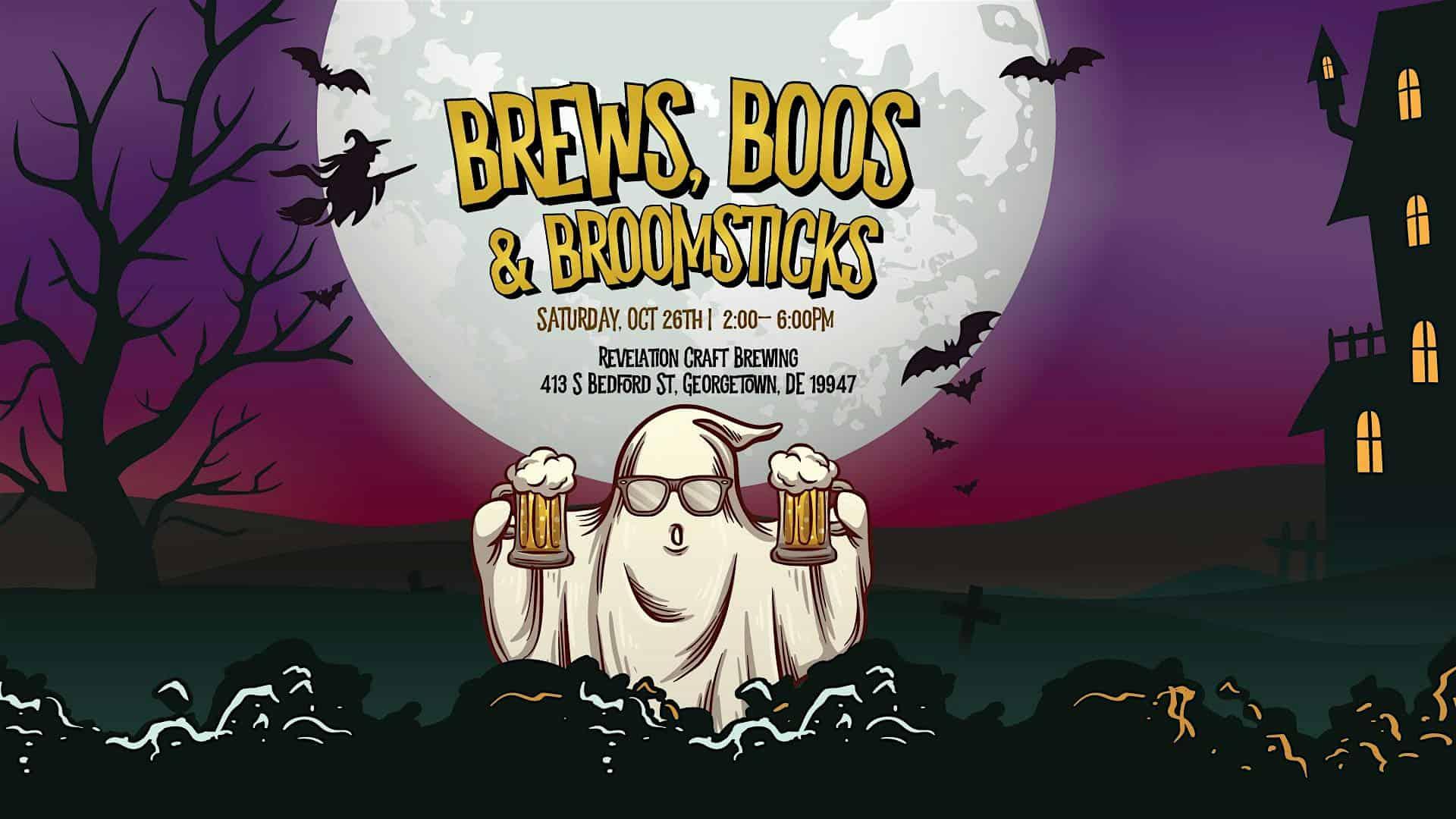 Brews, Boos, & Broomsticks – Georgetown, DE