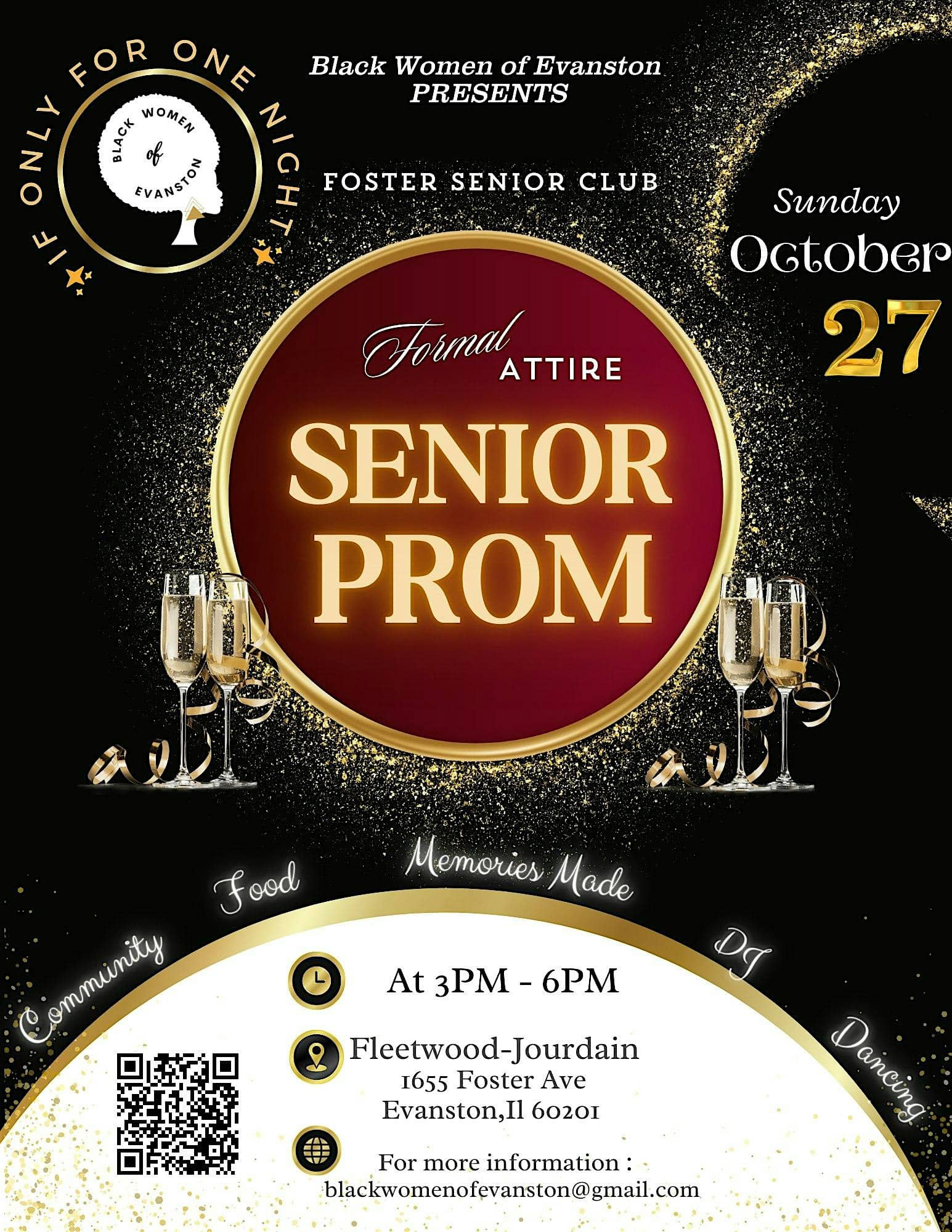 Senior Prom for the Foster Senior Club – Evanston, IL