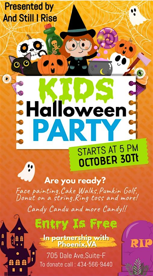 Kids Halloween Party – Charlottesville, VA