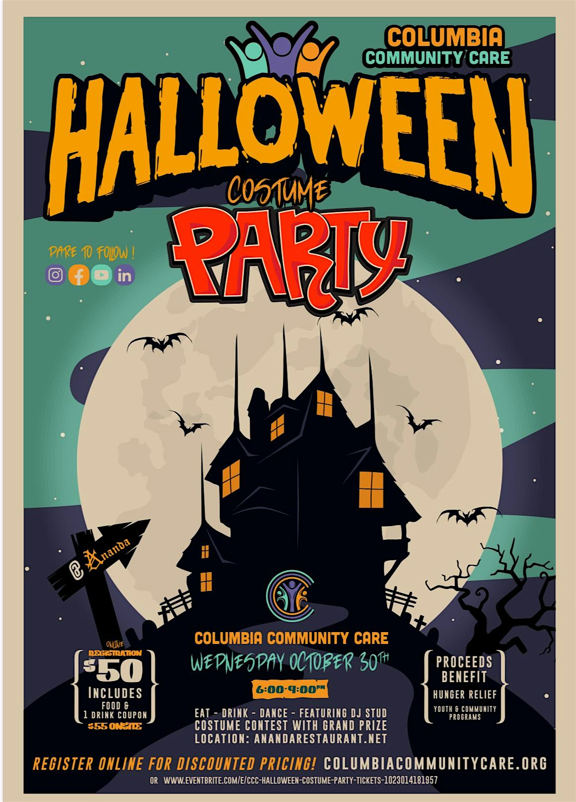 CCC Halloween Costume Party – Fulton, MD