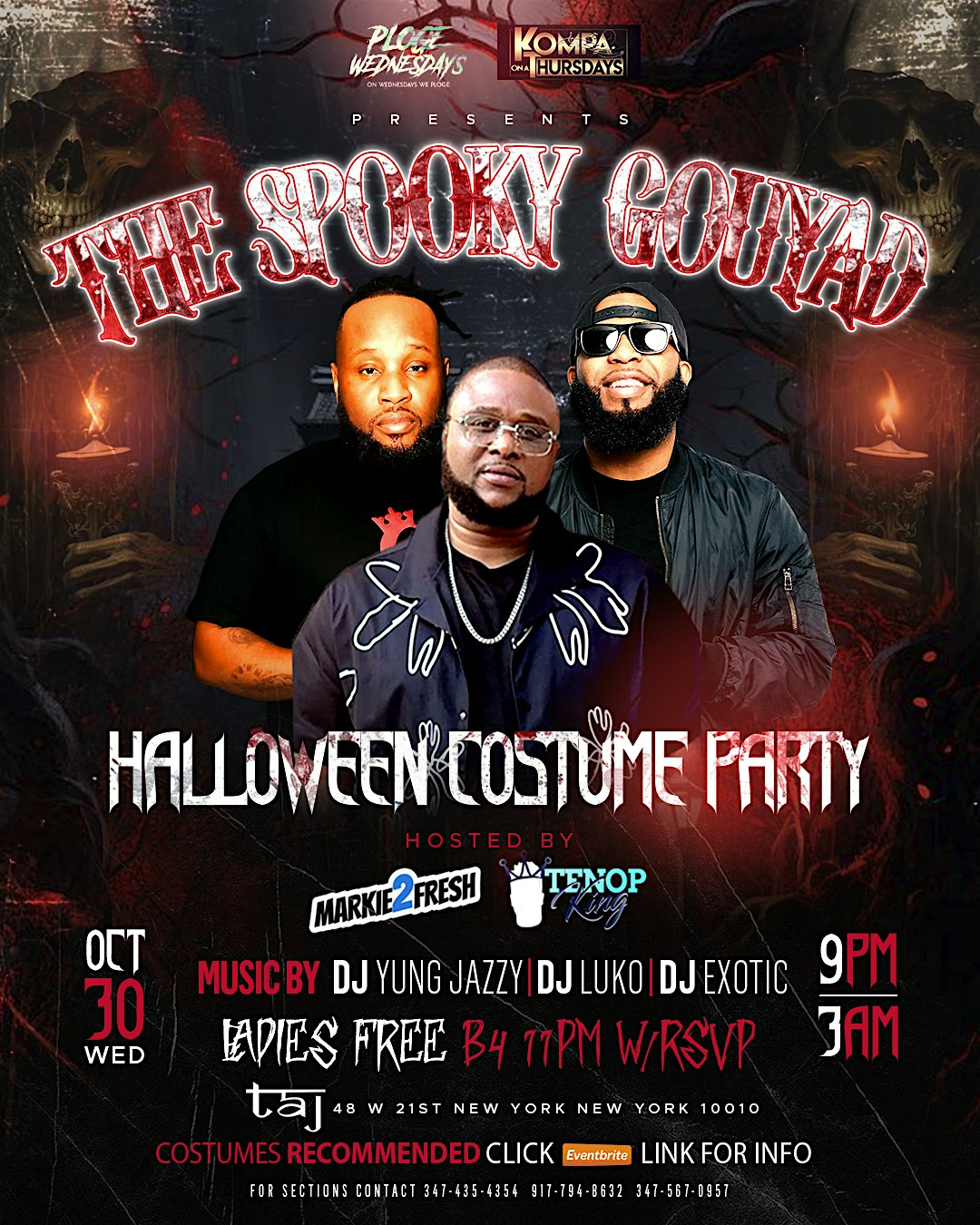 ” THE SPOOKY GOUYAD ” HALLOWEEN COSTUME PARTY ( NYC ) – New York, NY