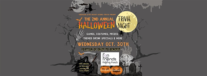 2nd Annual Halloween Trivia Night to Benefit Fun with Friends Helping Hands – Knoxville, TN