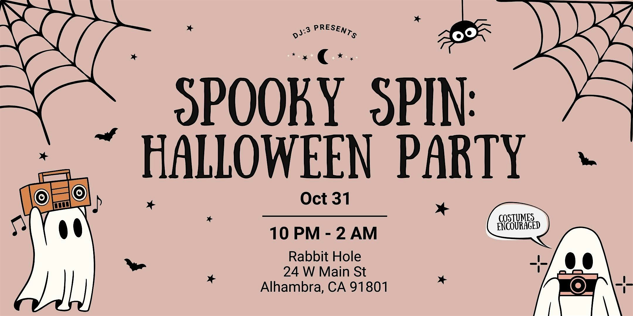 Spooky Spin: A Halloween Party – Alhambra, CA