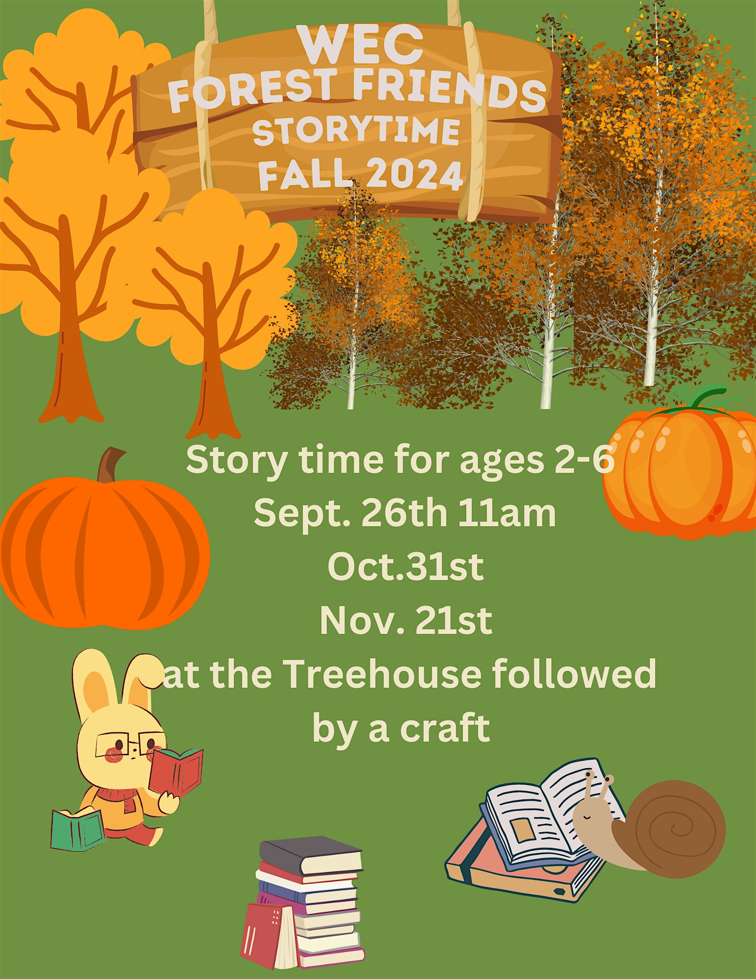 Forest Friends Story Time: Halloween – Philadelphia, PA