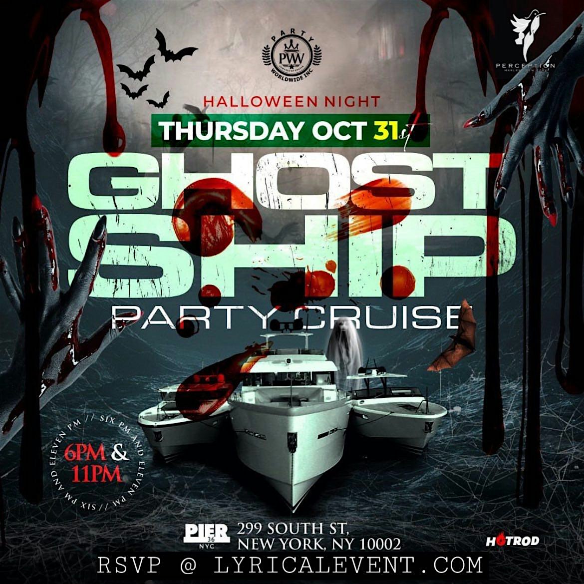 Ghost Ship Halloween Party Cruise – New York, NY