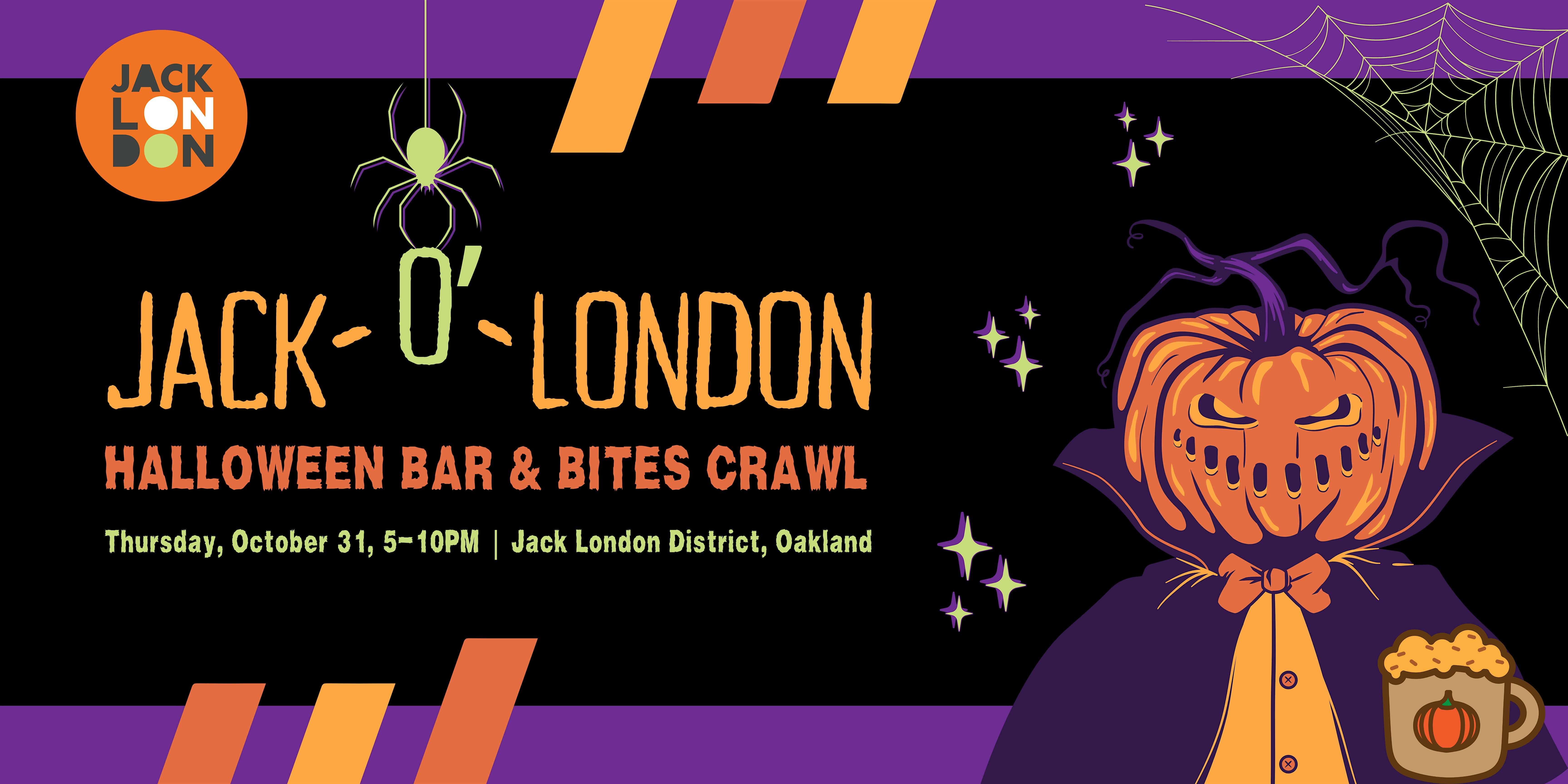 Jack-O’-London Halloween Bar and Bites Crawl – Oakland, CA