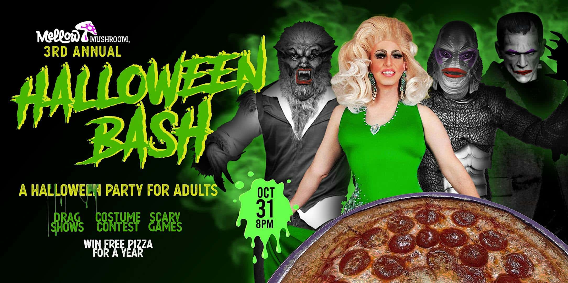 Mellow Mushroom’s 3rd Annual Halloween Bash – Sarasota, FL