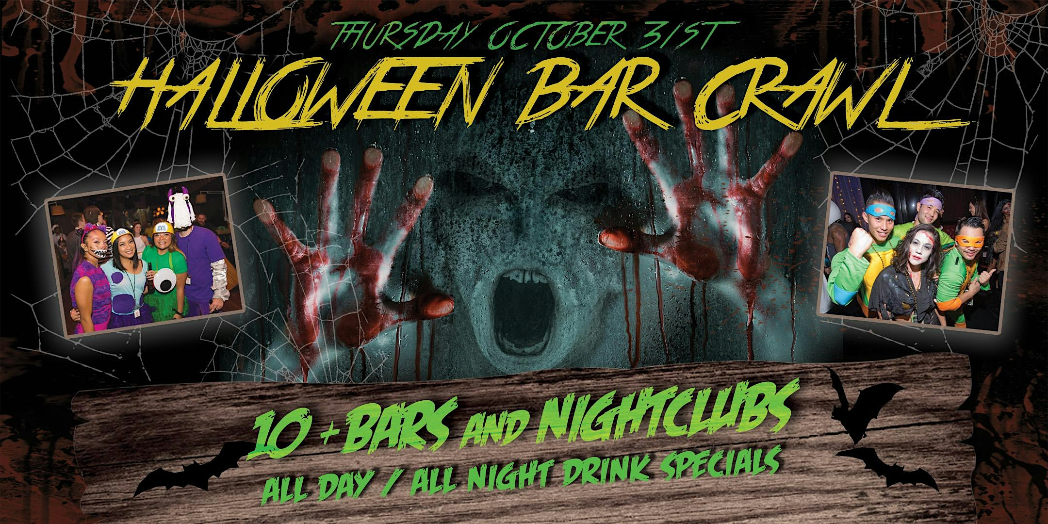 AUSTIN HALLOWEEN BAR CRAWL – OCT 31st – Austin, TX