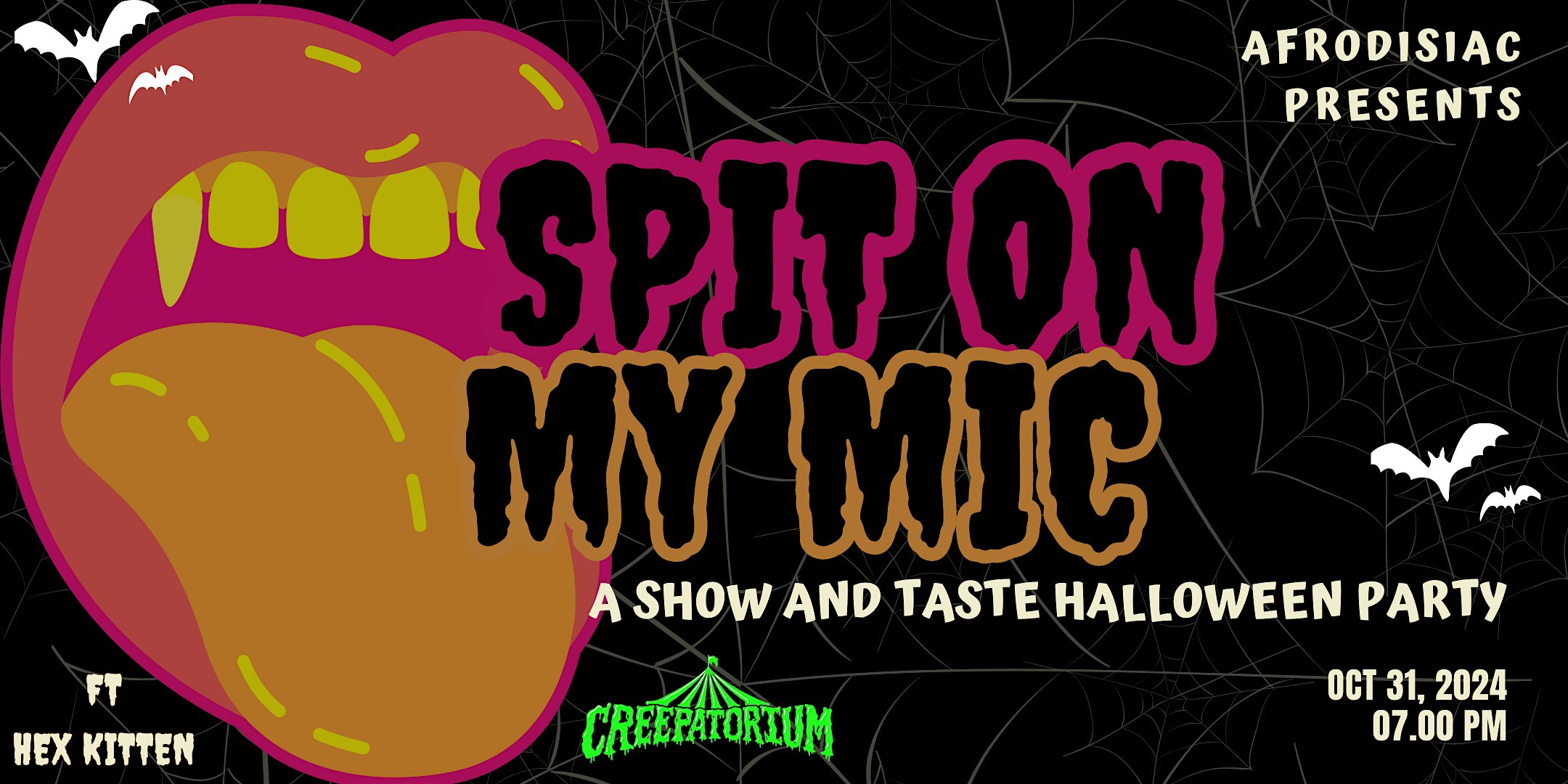 Spit on My Mic: A Show and Taste Halloween Party – Denver, CO