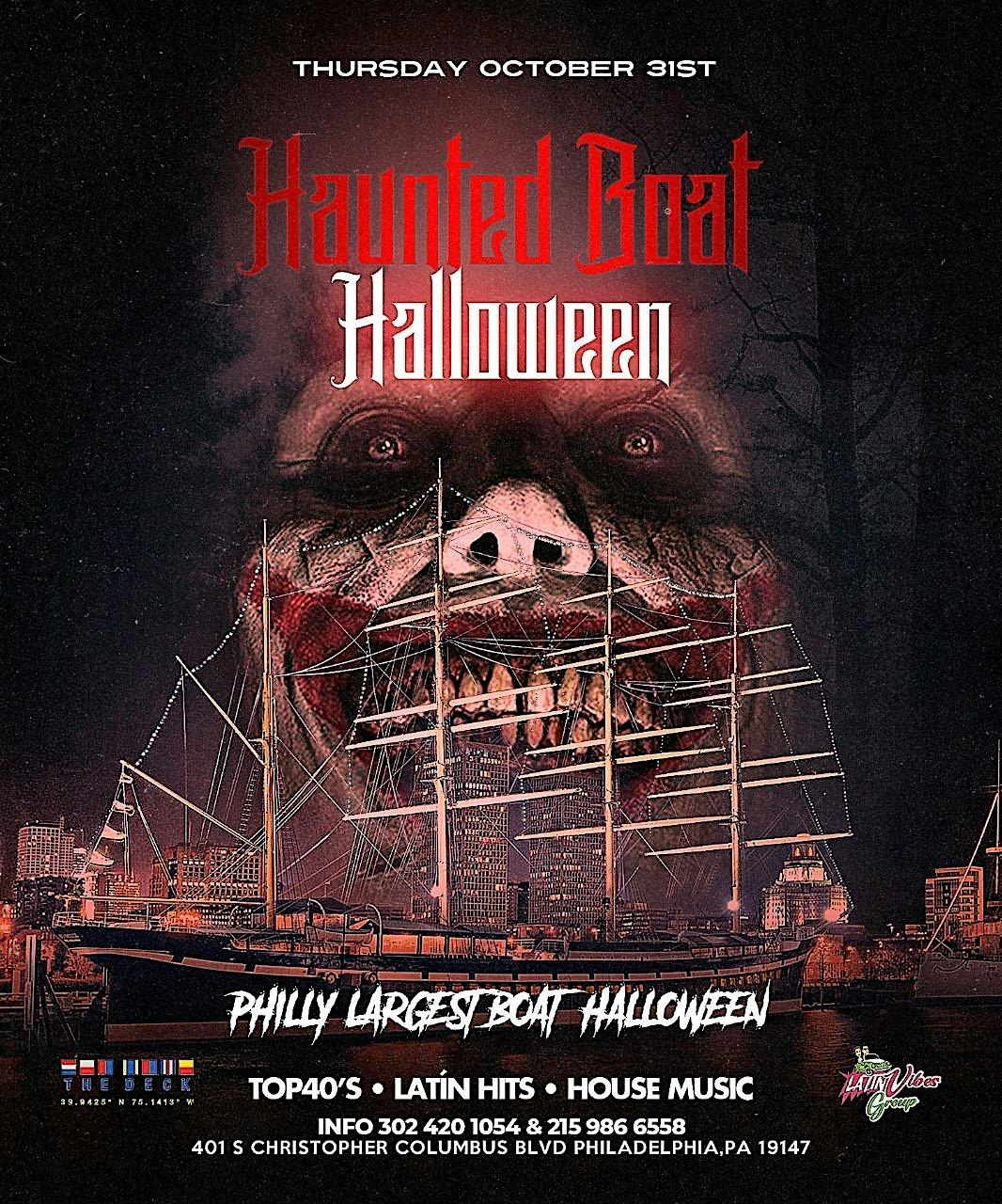 MOSHULU HALLOWEEN BOAT PARTY #HAUNTEDBOATNIGHT – Philadelphia, PA