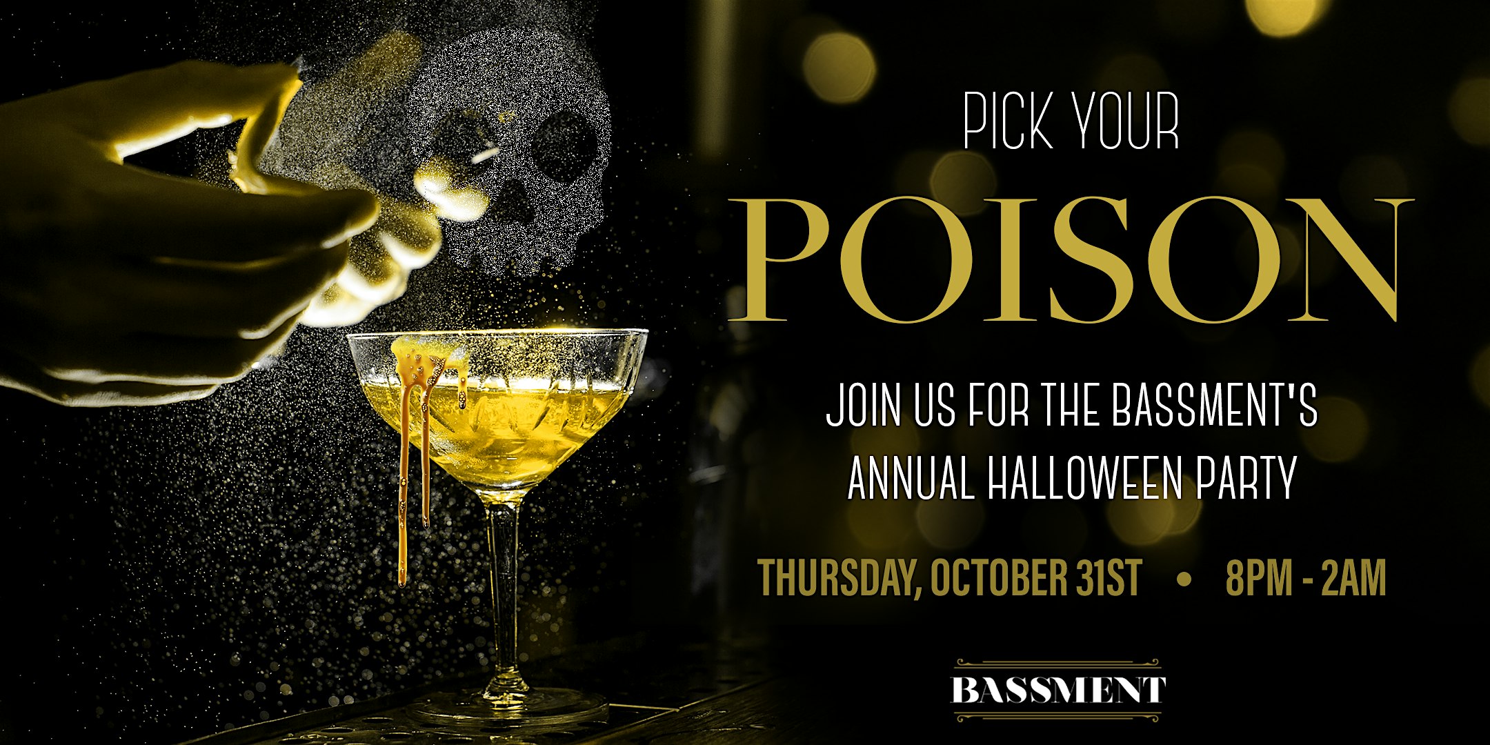 Pick Your Poison, Halloween Party at The Bassment – Chicago, IL