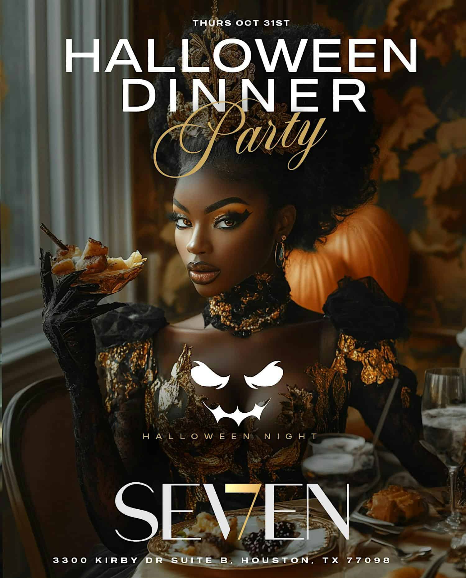 SE7EN – HALLOWEEN DINNER & COSTUME PARTY – Houston, TX