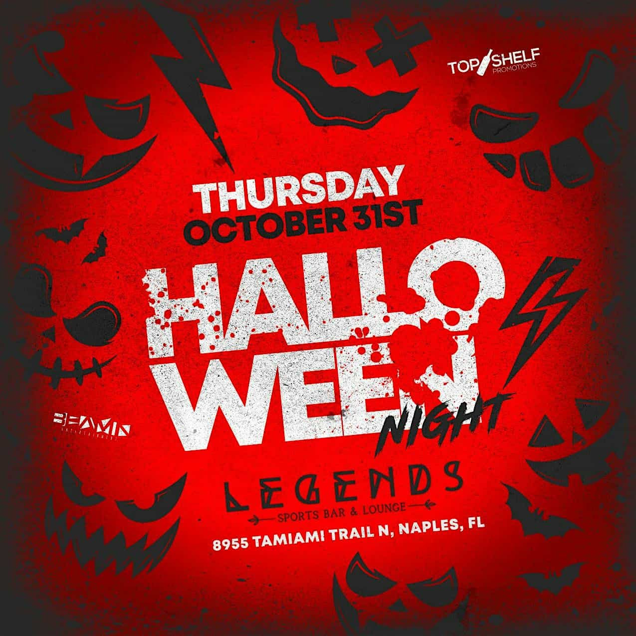 Naples Biggest Halloween Costume Party • October 31st Halloween Night – Naples, FL