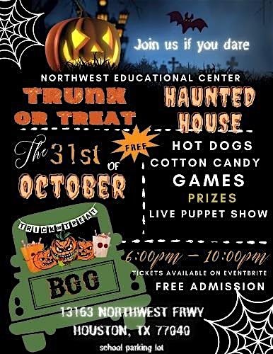 NWEC Annual Halloween Party-Trunk or Treat – Houston, TX