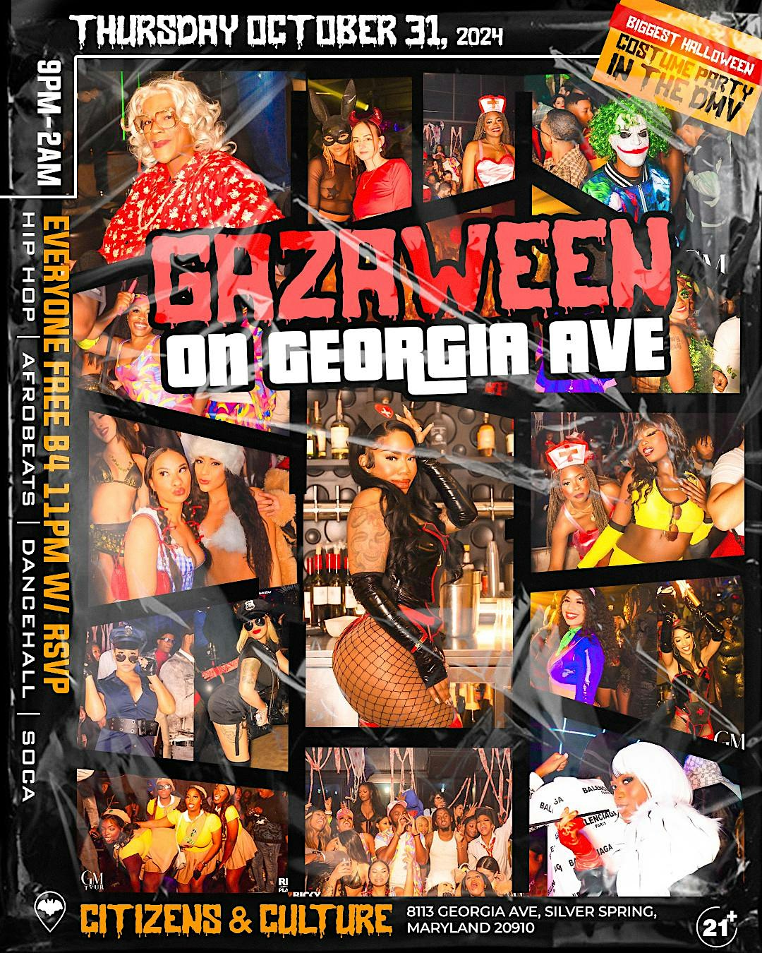 BIGGEST HALLOWEEN PARTY IN THE DMV 2024 – Silver Spring, MD