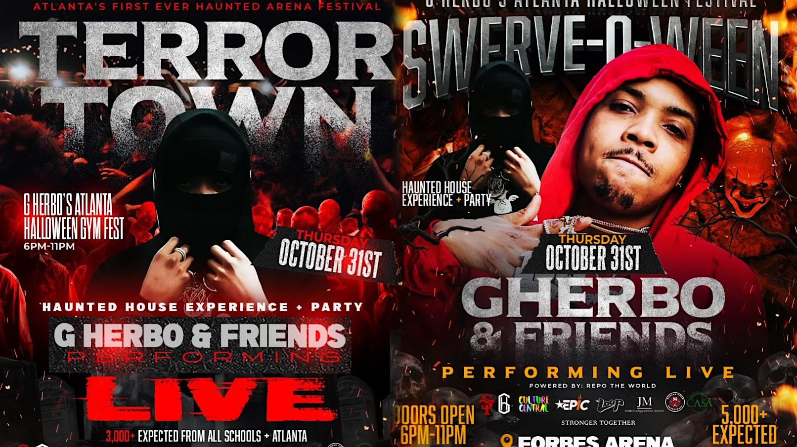 Terror Town: G Herbo & Friends Haunted Arena Halloween Festival – Atlanta, GA