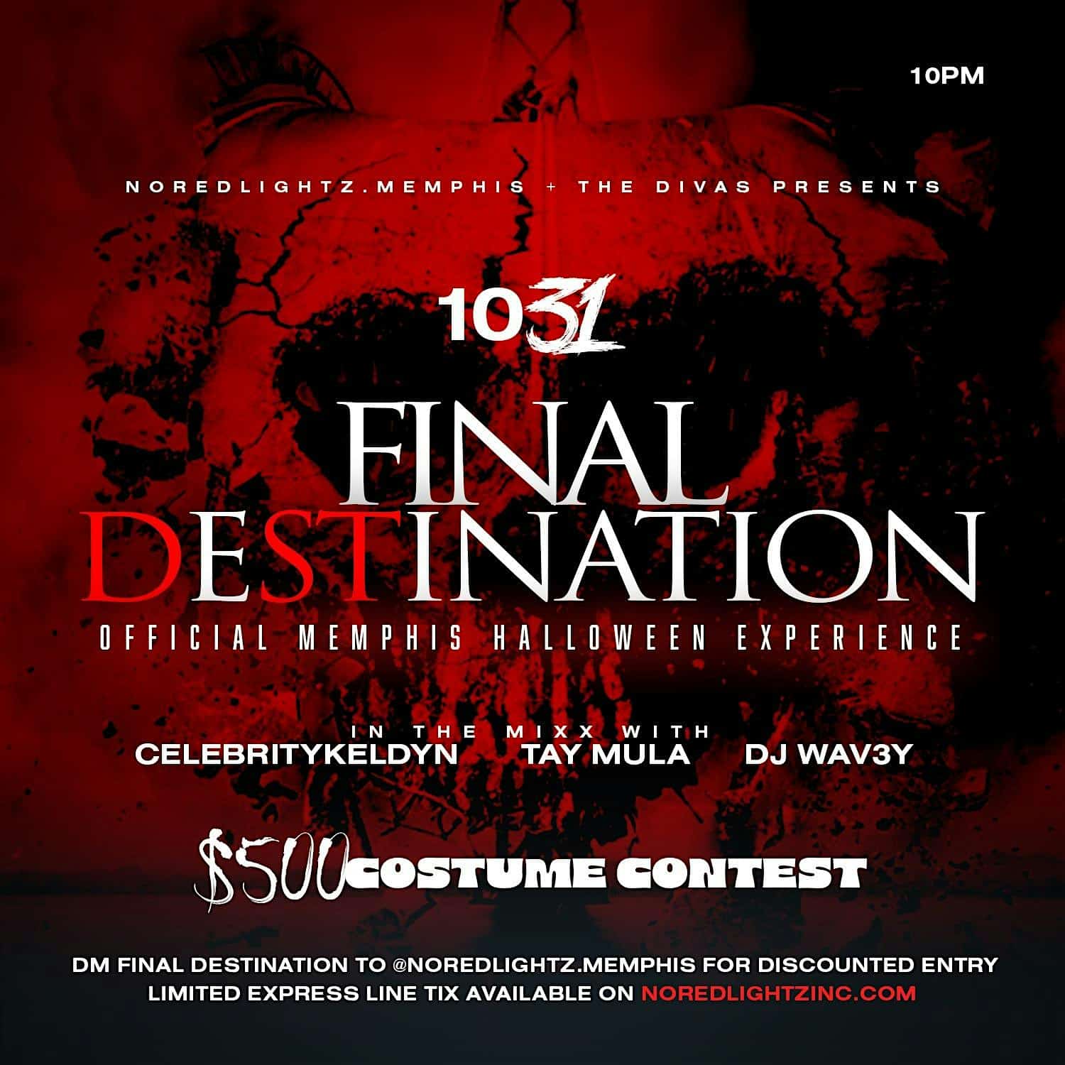 FINAL DESTINATION Memphis Halloween – Memphis, TN