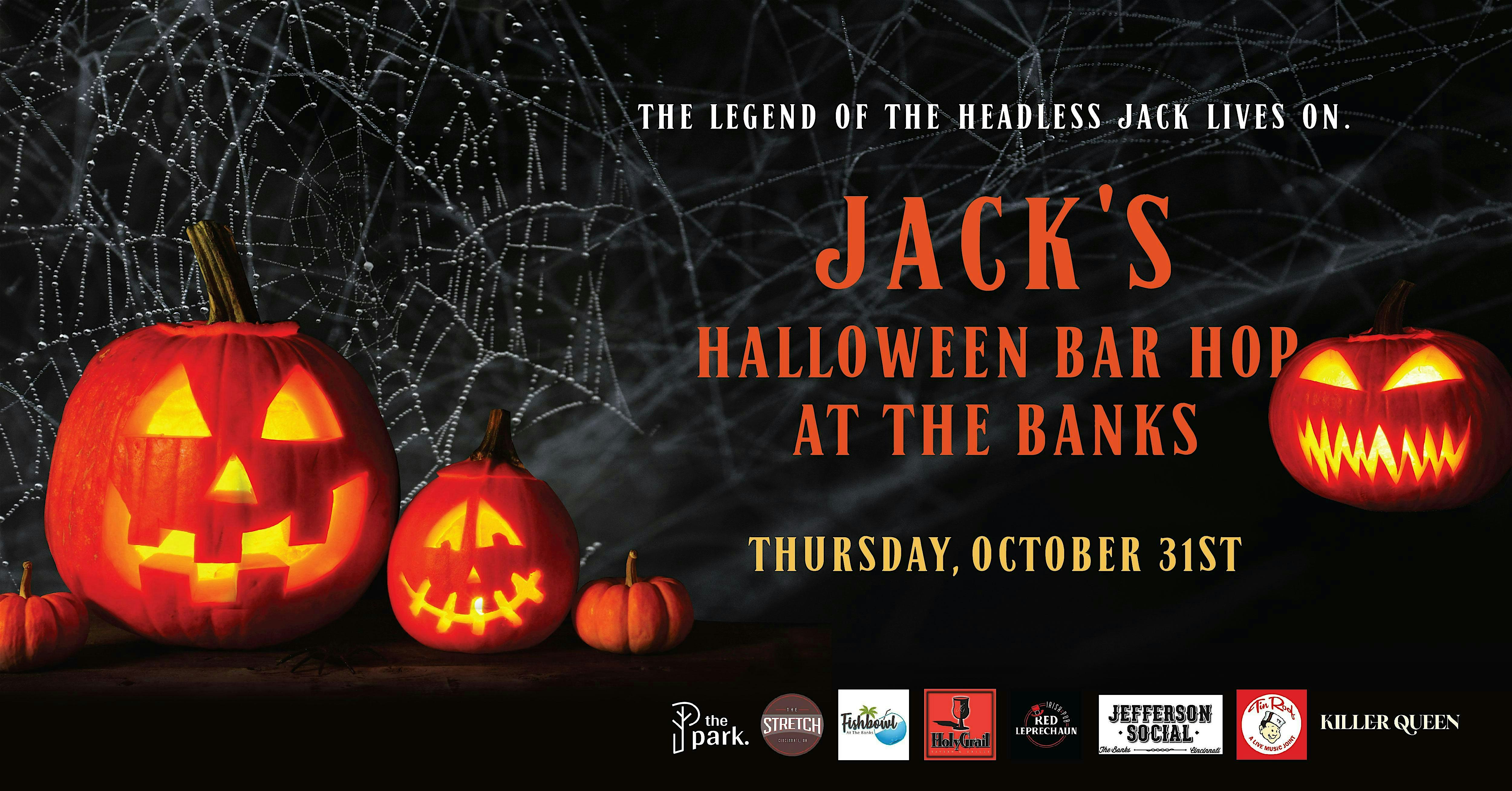 Jack’s Halloween Bar Hop at The Banks – Cincinnati, OH