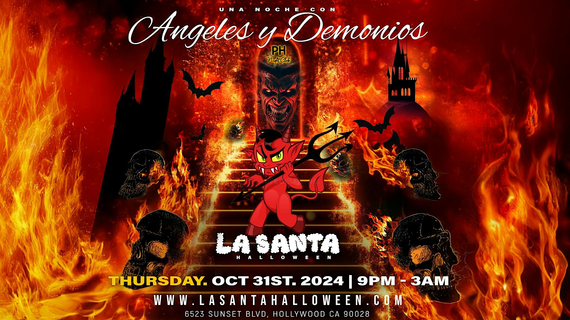 4th Annual La Santa Halloween: Noche de Angeles y Demonios – Thurs Oct 31st – Los Angeles, CA