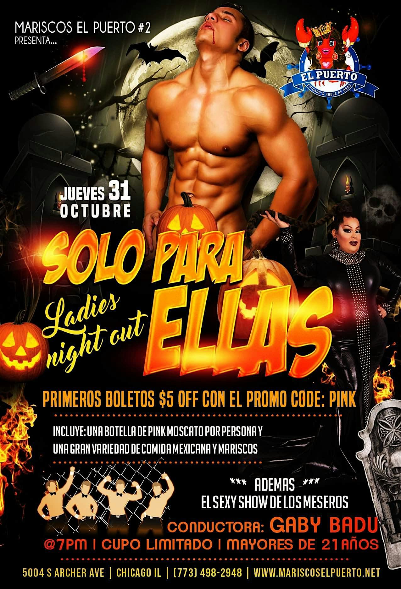 Solo Para Ellas Halloween edition – Chicago, IL