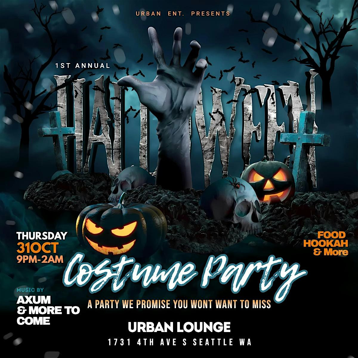 Urban Ent – 1st Annual Halloween Bash!!! – Seattle, WA