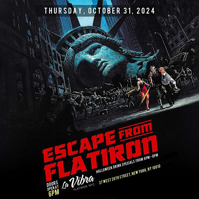 ESCAPE FROM FLATIRON HALLOWEEN PARTY 2024 | NYC – New York,