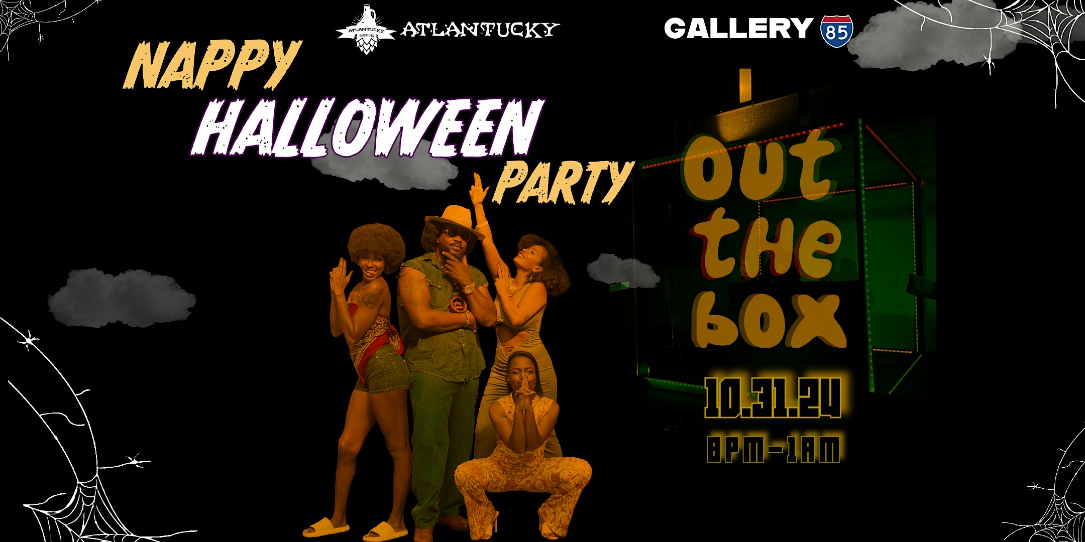 OUT THE BOX X Nappy Halloween Party – Atlanta, GA