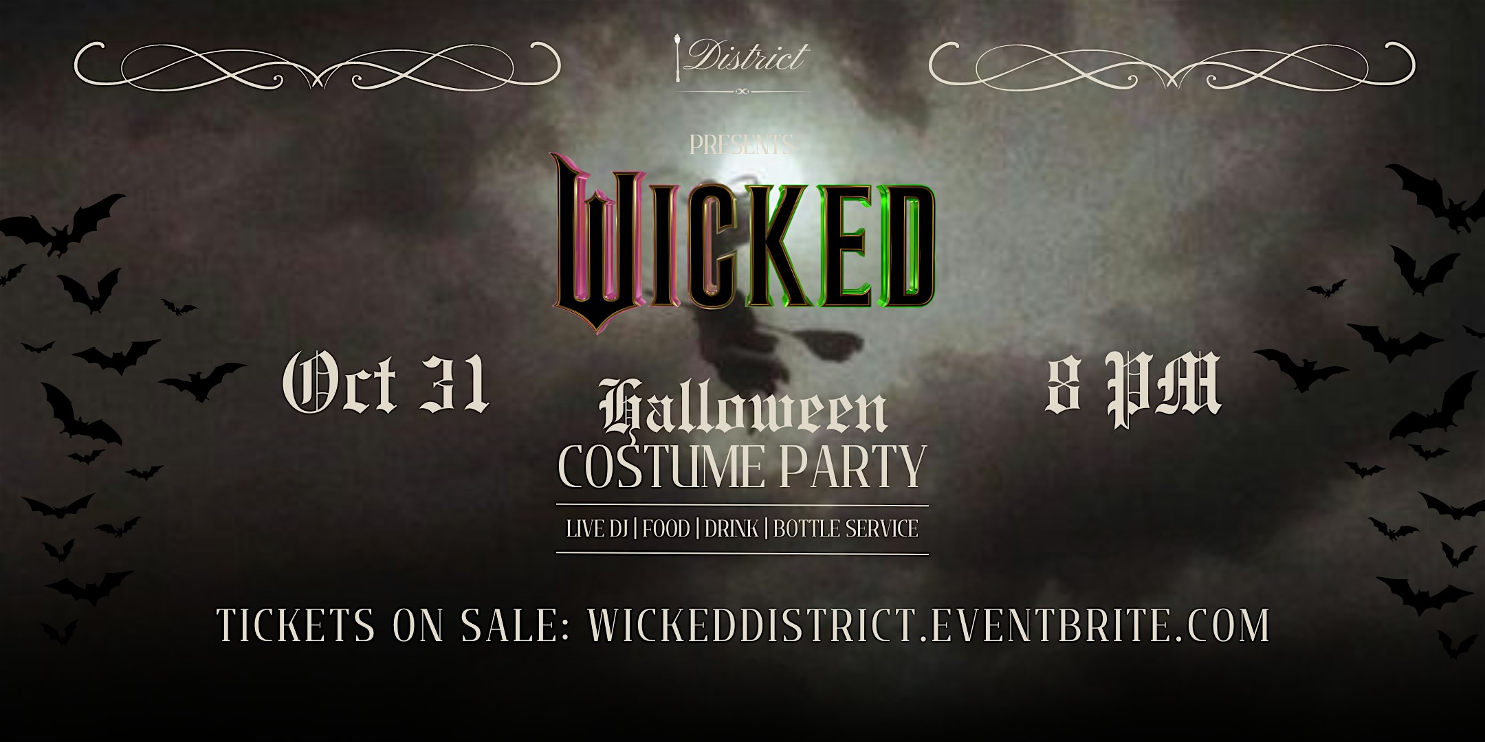 “Wicked” Halloween Costume Party at District JC – Jersey City, NJ